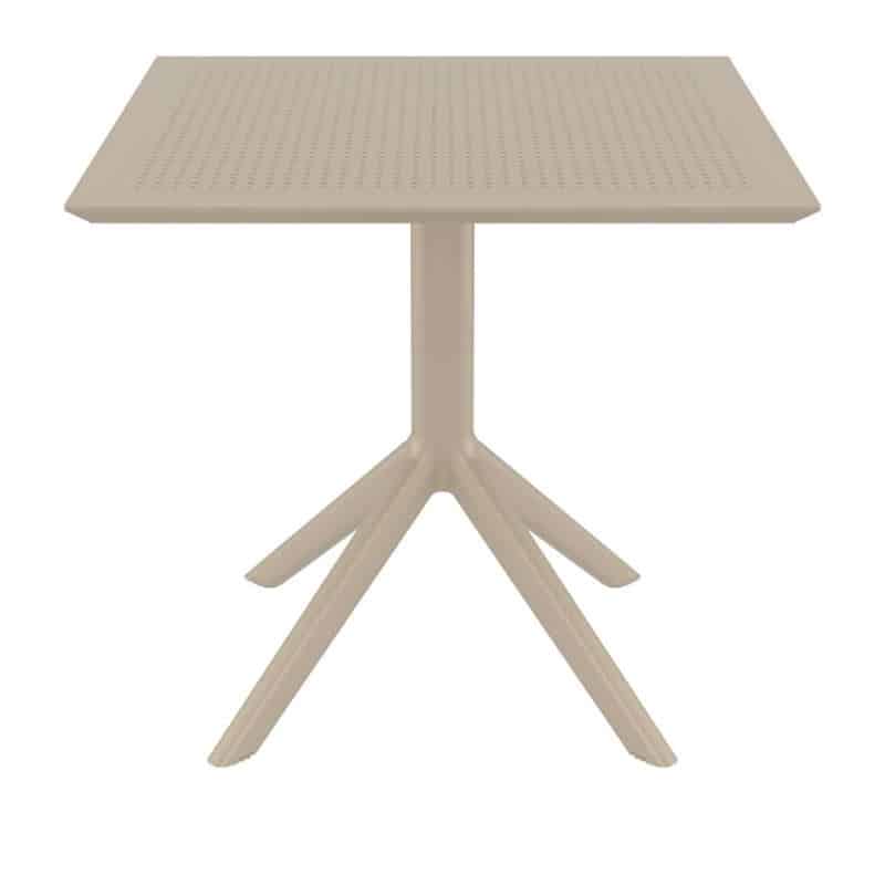 SKY TAUPE 80X80X74εκ. ΤΡΑΠΕΖΙ ΠΟΛ/ΝΙΟΥ