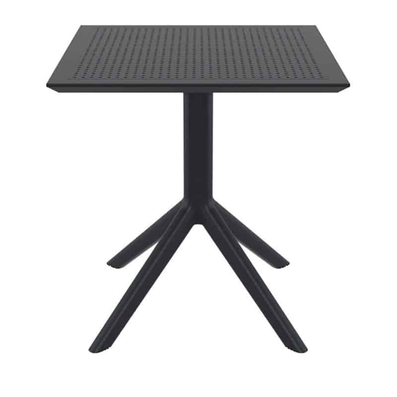 SKY BLACK 70X70X74εκ. ΤΡΑΠΕΖΙ ΠΟΛ/ΝΙΟΥ