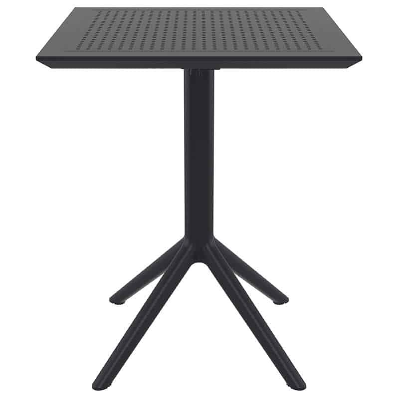 SKY BLACK 60Χ60X74εκ. ΤΡΑΠΕΖΙ ΠΤΥΣ/ΝΟ ΠΟΛ/ΝΙΟΥ