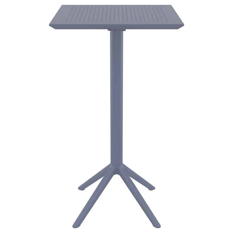 SKY DARK GREY BAR 60Χ60Χ108εκ.ΠΤΥΣ/ΝΟ ΤΡΑΠ. ΠΟΛ/ΝΙΟΥ