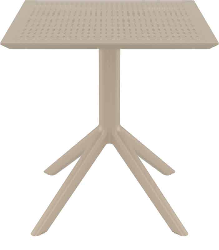SKY TAUPE 70X70X74εκ. ΤΡΑΠΕΖΙ ΠΟΛ/ΝΙΟΥ