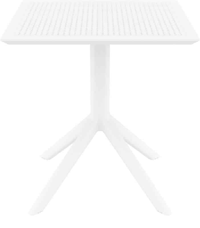SKY WHITE 70X70X74εκ. ΤΡΑΠΕΖΙ ΠΟΛ/ΝΙΟΥ