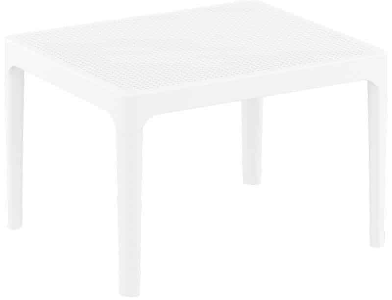 SKY WHITE 50Χ60Χ40εκ. ΤΡΑΠΕΖΙ ΠΟΛ/ΝΙΟΥ