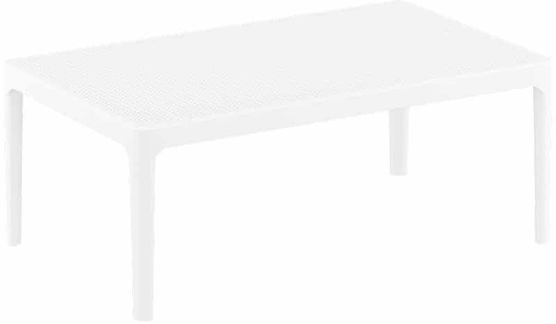 SKY WHITE 100Χ60Χ40εκ. ΤΡΑΠΕΖΙ ΠΟΛ/ΝΙΟΥ