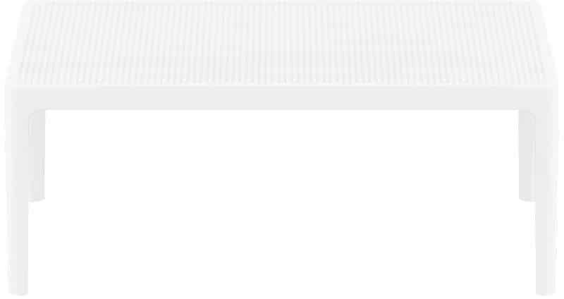 SKY WHITE 100Χ60Χ40εκ. ΤΡΑΠΕΖΙ ΠΟΛ/ΝΙΟΥ
