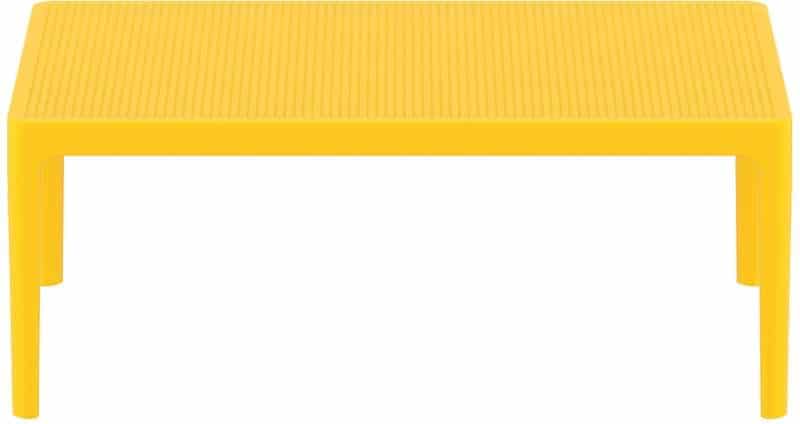 SKY YELLOW 100Χ60Χ40εκ. ΤΡΑΠΕΖΙ ΠΟΛ/ΝΙΟΥ