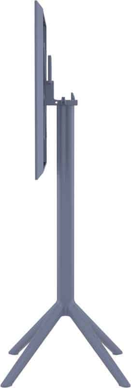 SKY DARK GREY BAR 60Χ60Χ108εκ.ΠΤΥΣ/ΝΟ ΤΡΑΠ. ΠΟΛ/ΝΙΟΥ