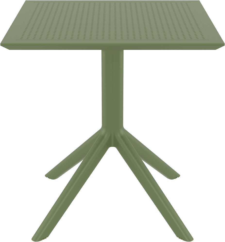 SKY OLIVE GREEN 70X70X74εκ. ΤΡΑΠΕΖΙ ΠΟΛ/ΝΙΟΥ
