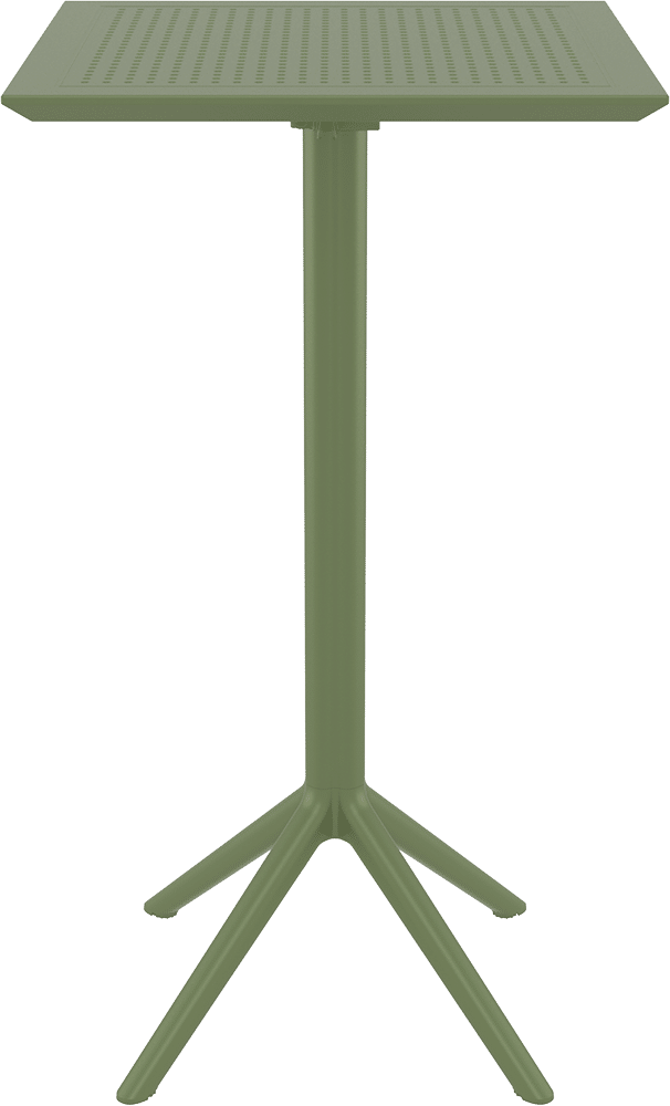SKY OLIVE GREEN BAR 60Χ60Χ108εκ.ΠΤΥΣ/ΝΟ ΤΡΑΠ. ΠΟΛ/ΝΙΟΥ
