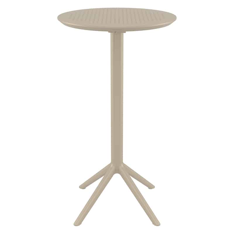 SKY TAUPE BAR Φ60Χ108εκ.ΠΤΥΣ/ΝΟ ΤΡΑΠ. ΠΟΛ/ΝΙΟΥ