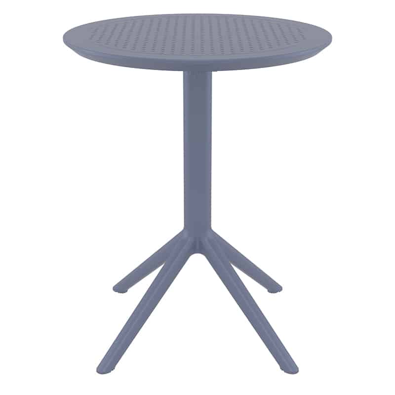 SKY DARK GREY Φ60X74εκ. ΤΡΑΠΕΖΙ ΠΤΥΣ/ΝΟ ΠΟΛ/ΝΙΟΥ