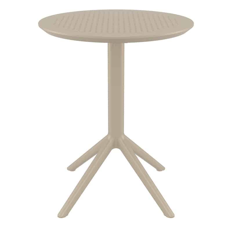 SKY TAUPE Φ60X74εκ. ΤΡΑΠΕΖΙ ΠΤΥΣ/ΝΟ ΠΟΛ/ΝΙΟΥ