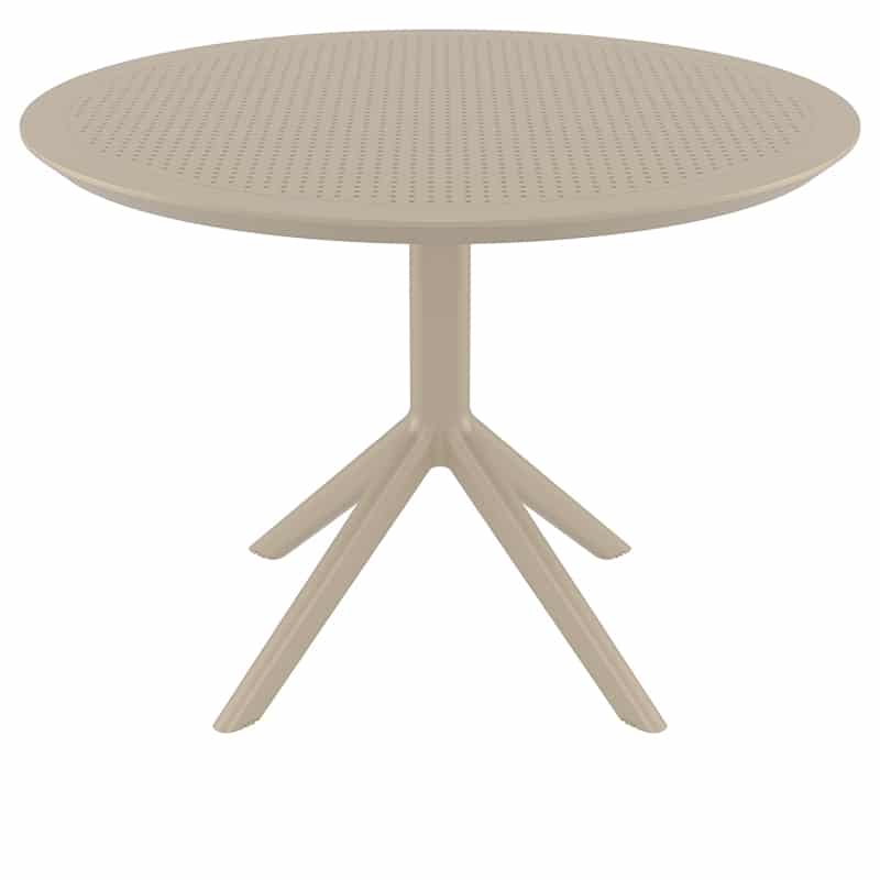 SKY TAUPE Φ105X74εκ. ΤΡΑΠΕΖΙ ΠΟΛ/ΝΙΟΥ