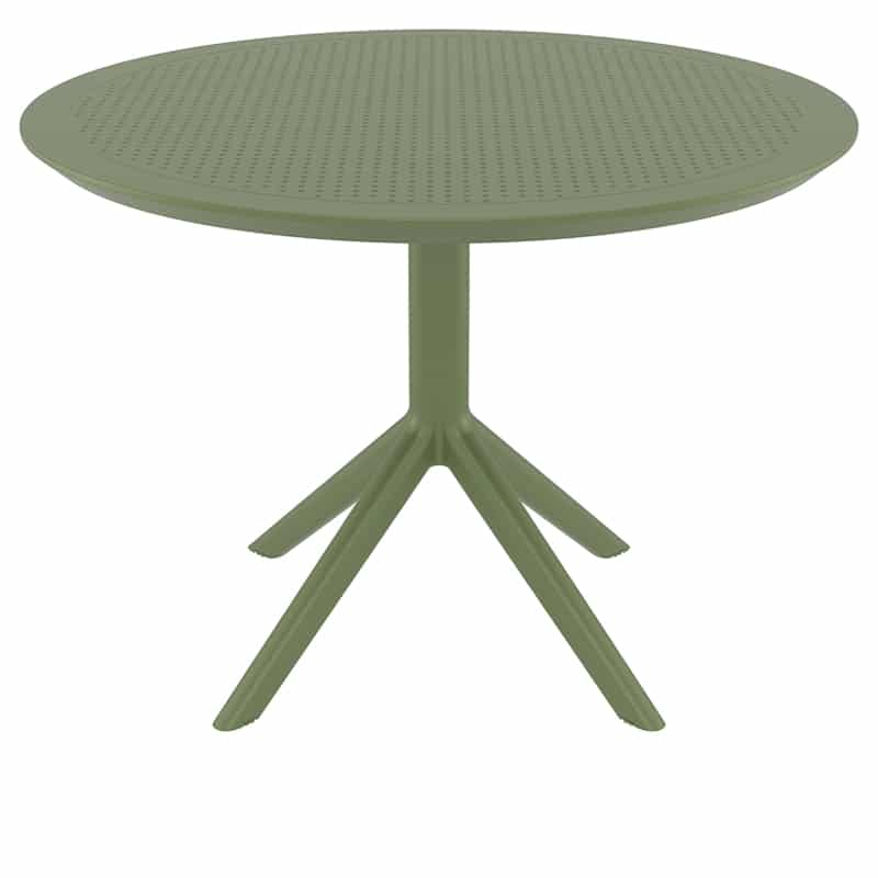 SKY OLIVE GREEN Φ105X74εκ. ΤΡΑΠΕΖΙ ΠΟΛ/ΝΙΟΥ