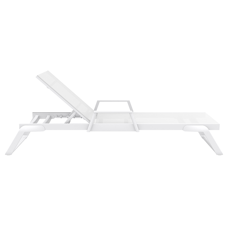 TROPIC ΞΑΠΛΩΣΤΡΑ ΜΕ ΜΠΡΑΤΣΑ WHITE/WHITE ΑΛΟΥΜ-ΠΟΛ/ΝΙΟΥ