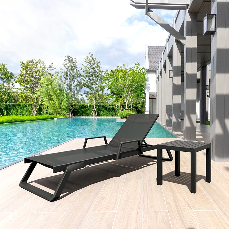 TROPIC ΞΑΠΛΩΣΤΡΑ ΜΕ ΜΠΡΑΤΣΑ BLACK/BLACK ΑΛΟΥΜ-ΠΟΛ/ΝΙΟΥ