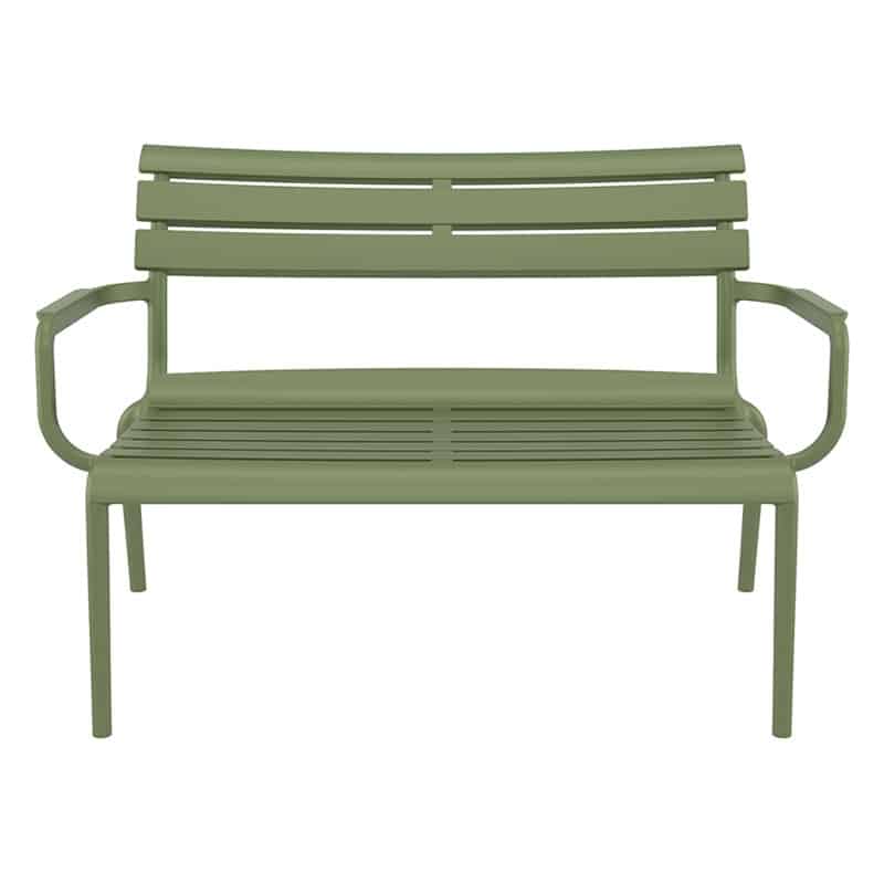 PARIS ΚΑΝΑΠΕΣ OLIVE GREEN 116X70X75εκ. ΠΟΛ/ΝΙΟΥ