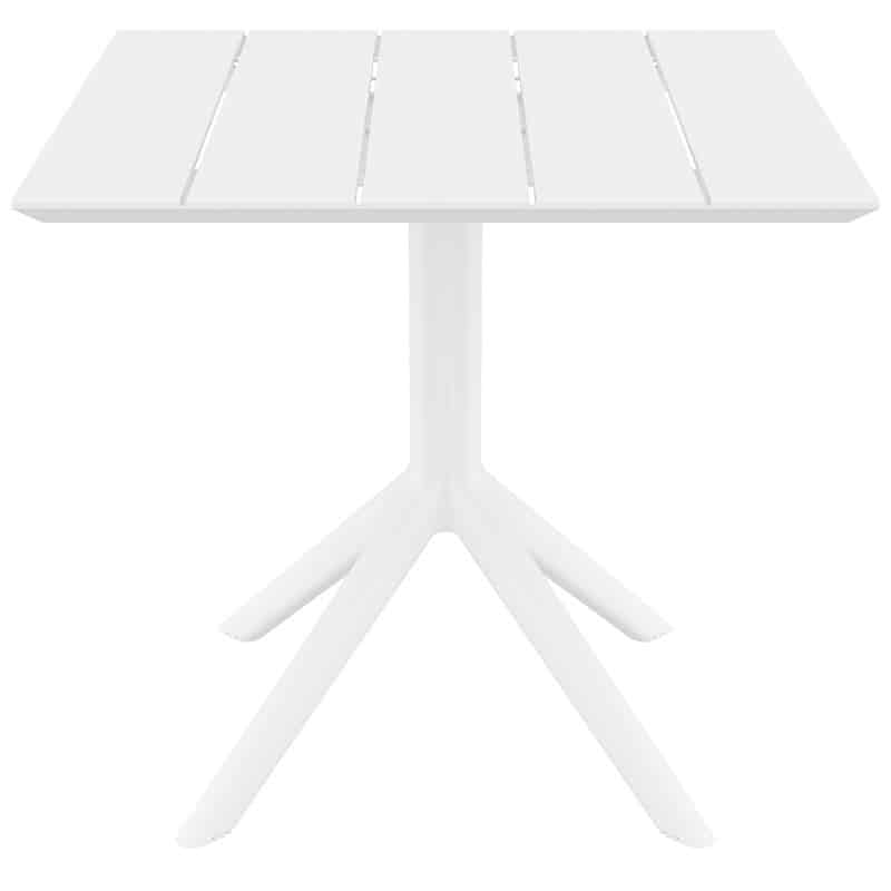 PARIS WHITE 80X80X74εκ. ΤΡΑΠΕΖΙ ΠΟΛ/ΝΙΟΥ
