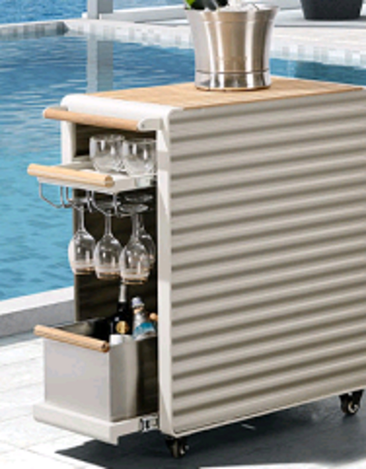 Airport/Bar Trolley Anthracite/Silver (203697)