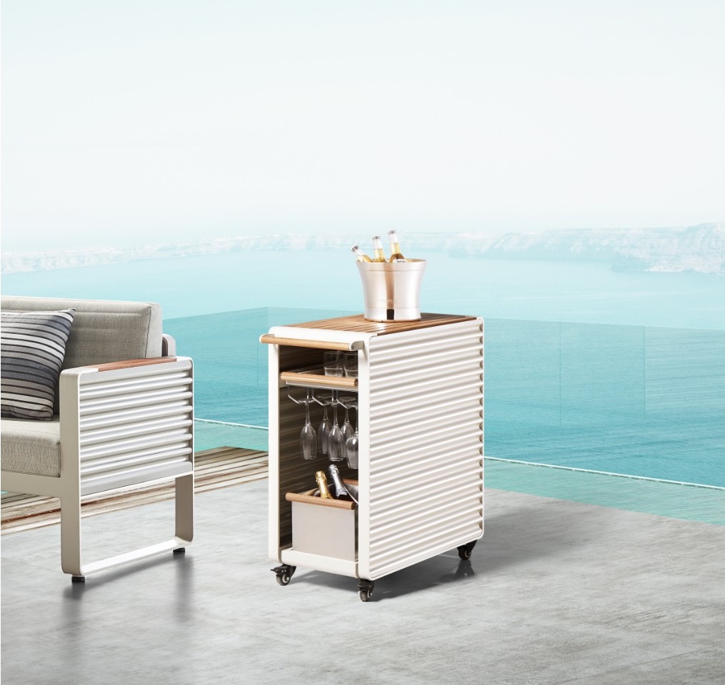 Airport/Bar Trolley Beige/Taupe