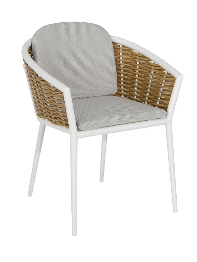 Musses Rattan/D7 Dining Set White