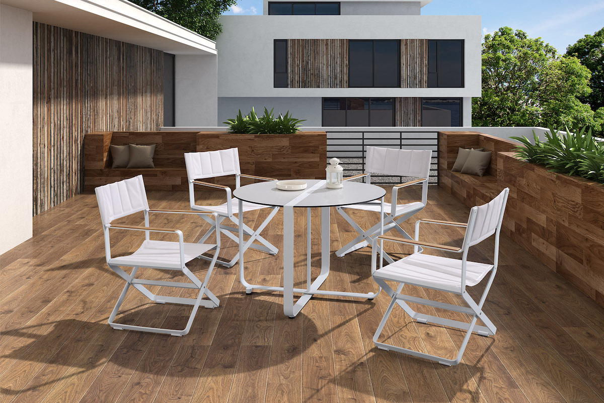 Clint/D5 Dining Set White