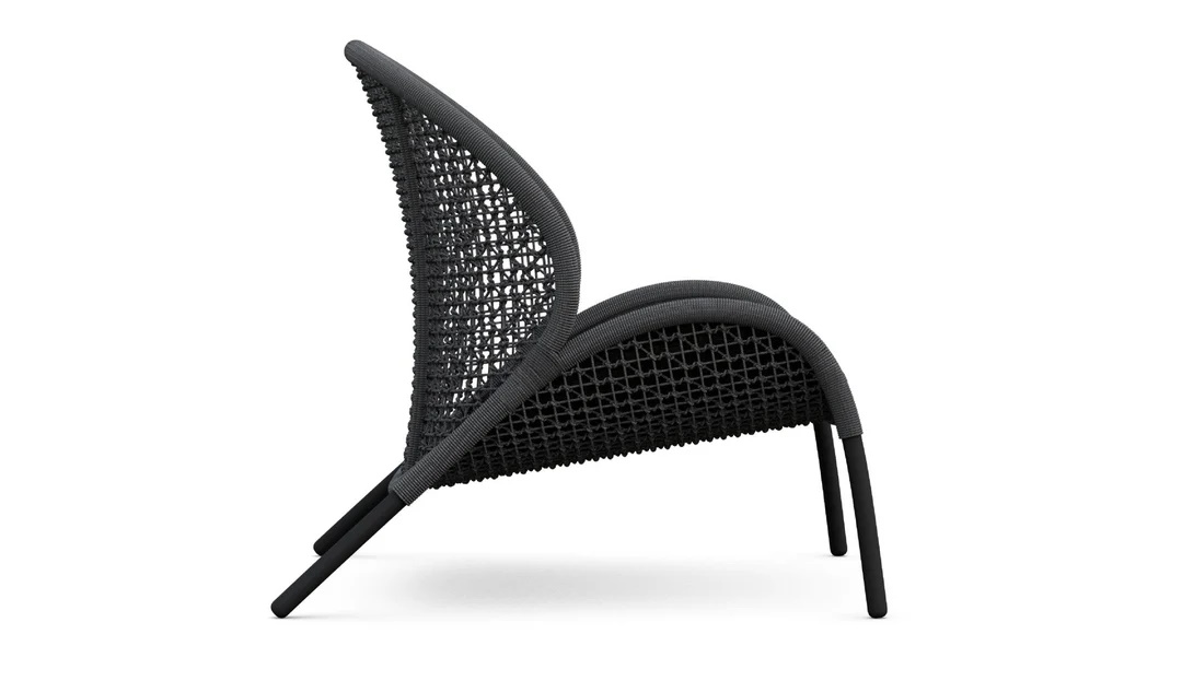 Dune/L-Anthracite Lounge Chair