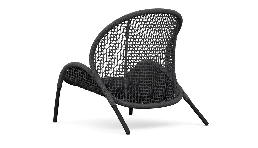 Dune/L-Anthracite Lounge Chair