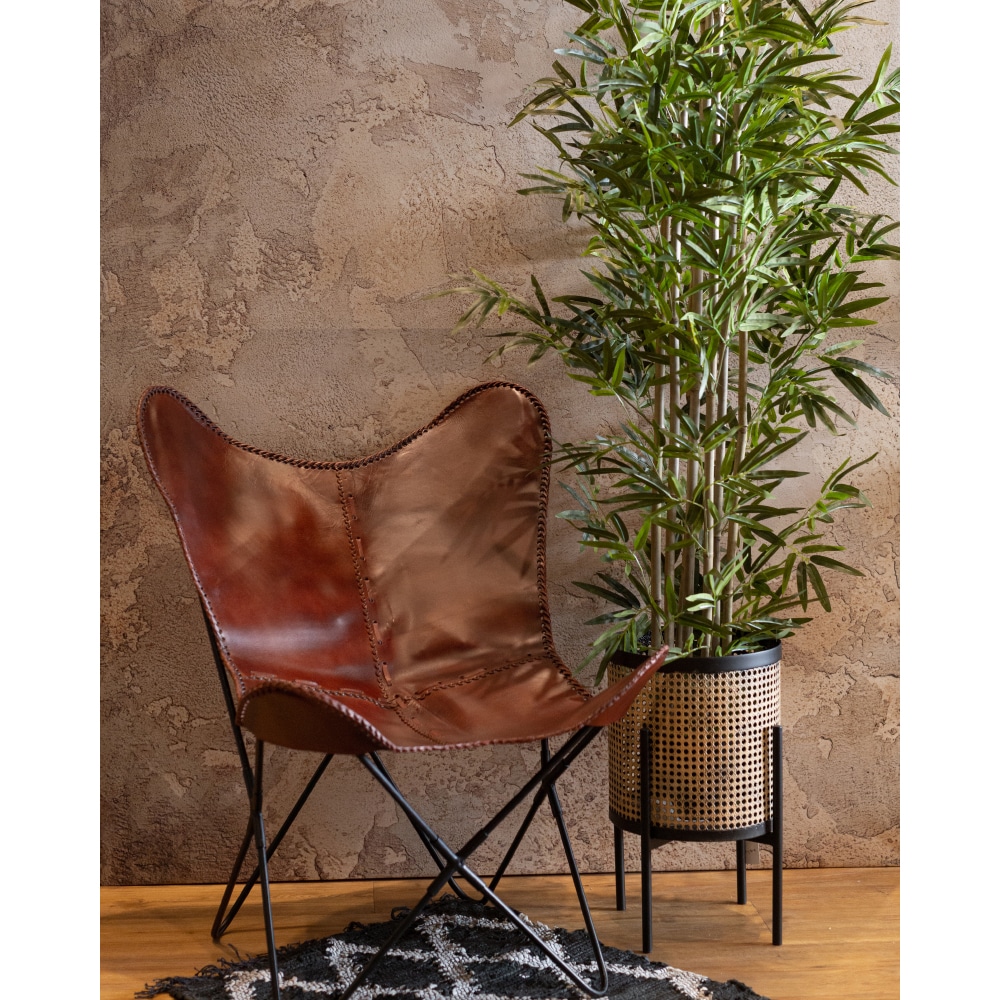 MARIPOSA ΠΟΛΥΘΡΟΝΑ COGNAC 70x70x90