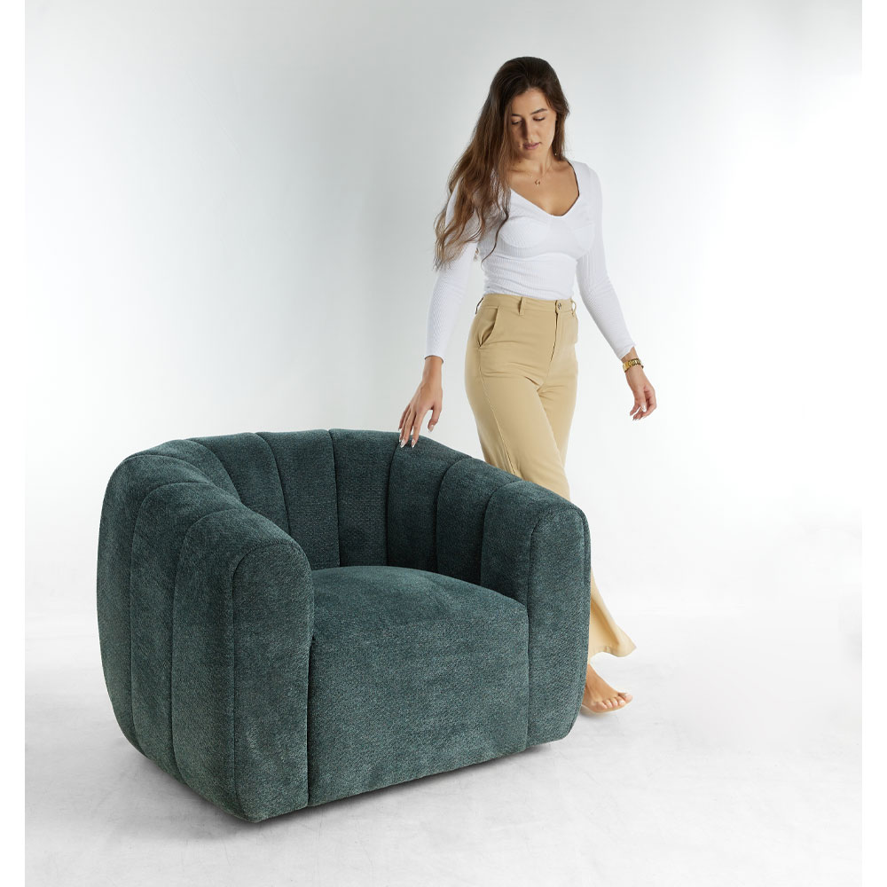 ASCOT ΠΟΛΥΘΡΟΝΑ ΠΕΡΙΣΤΡΕΦΟΜΕΝΗ WATER GREEN 99×83.5×72.5