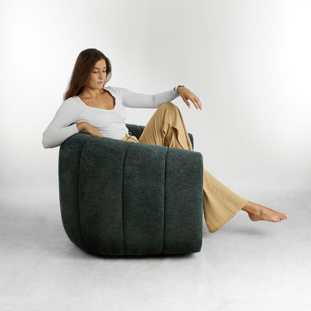ASCOT ΠΟΛΥΘΡΟΝΑ ΠΕΡΙΣΤΡΕΦΟΜΕΝΗ WATER GREEN 99×83.5×72.5