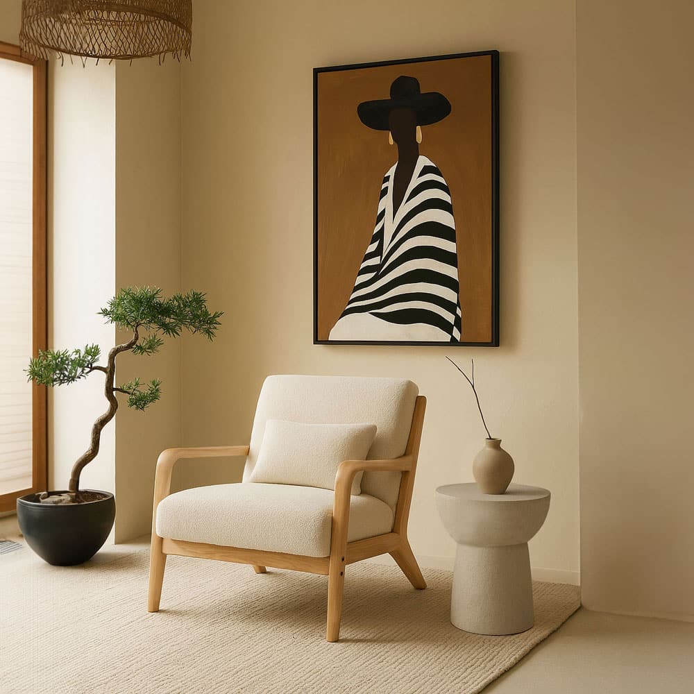 ORGANIC ΠΟΛΥΘΡΟΝΑ BEIGE 66x82x73