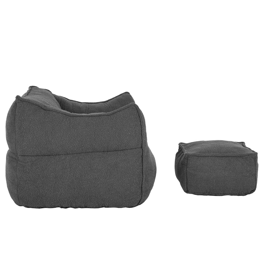 SPONGE ΠΟΛΥΘΡΟΝΑ SET ΓΚΡΙ ΣΚΟΥΡΟ 95x102x73