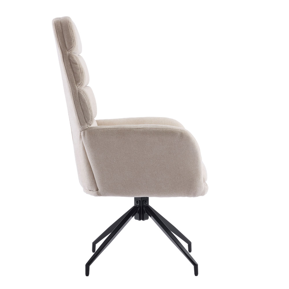 GIRAR ΠΟΛΥΘΡΟΝΑ ΠΕΡΙΣΤΡΕΦΟΜΕΝΗ BEIGE 70×69.5×113