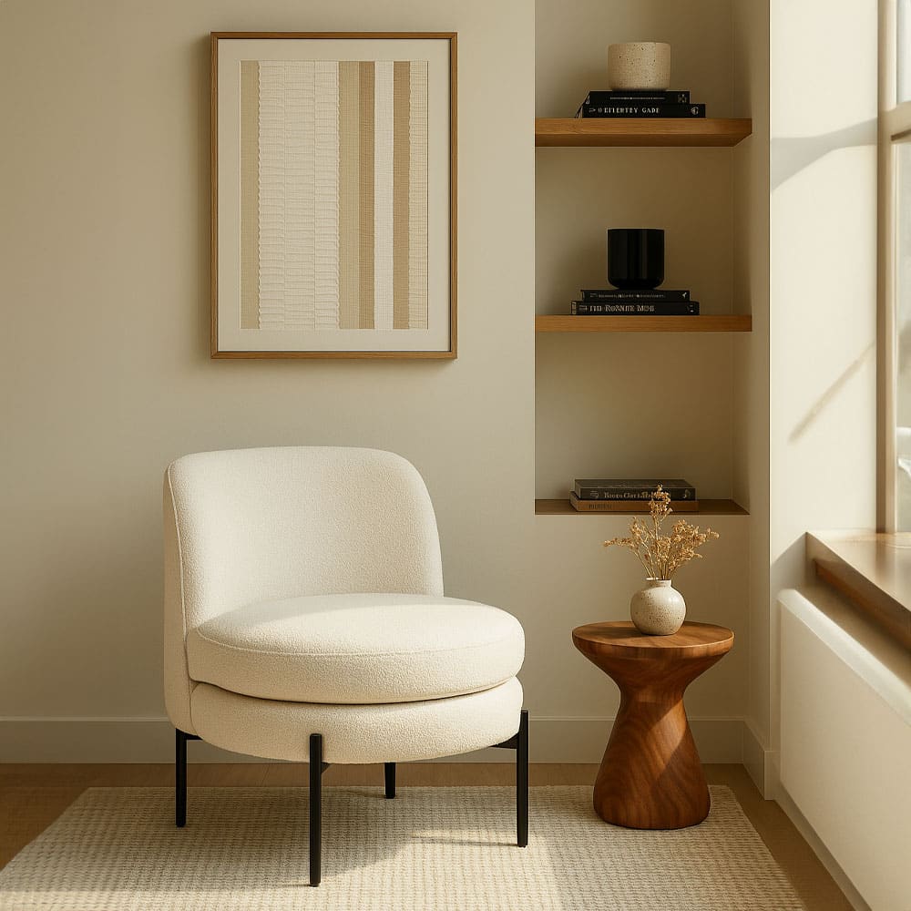 CESTA ΠΟΛΥΘΡΟΝΑ CREAM 71.5x72x71.5