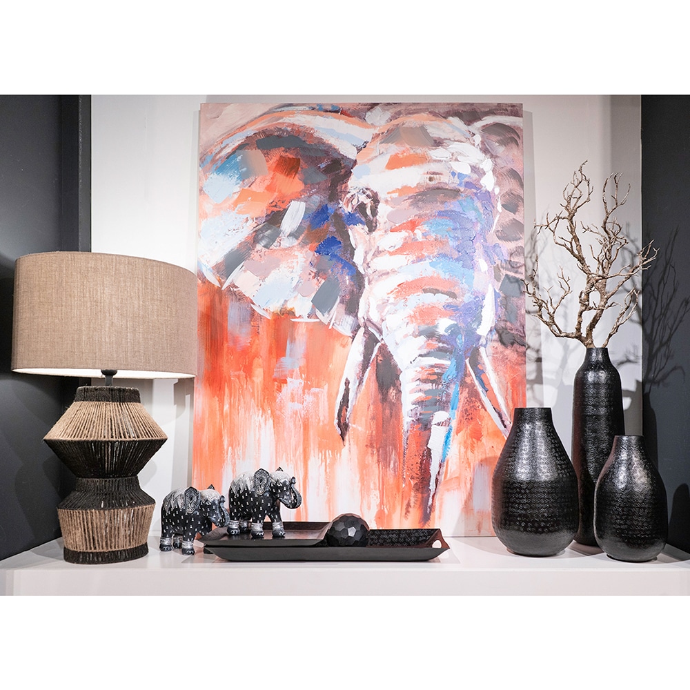 ELEFANT IN COLOR ΠΙΝΑΚΑΣ ΔΙΑΚΟΣΜΗΣΗΣ 90x120x3 ΚΑΜΒΑΣ ΠΟΛΥΧΡΩΜΟ ΞΥΛΟ