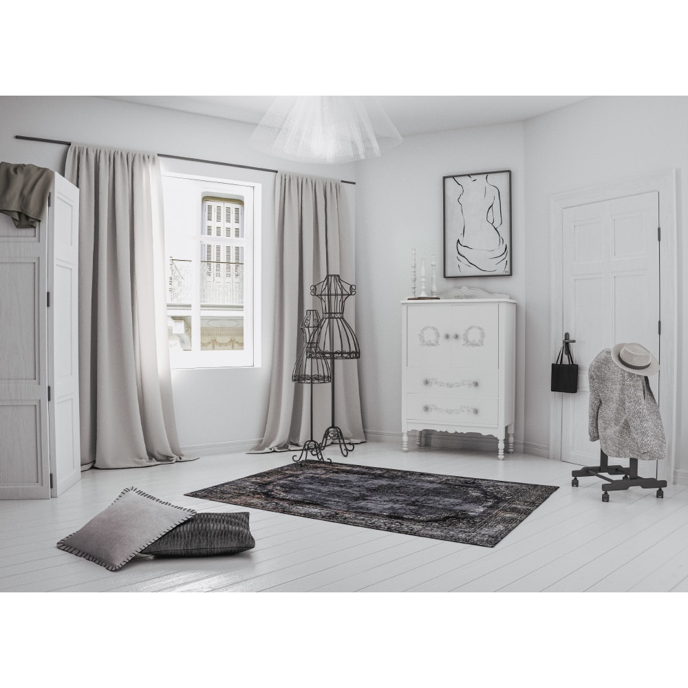 FIGURA ΠΙΝΑΚΑΣ ΔΙΑΚΟΣΜΗΣΗΣ 60x90x5 ΚΑΜΒΑΣ ΛΕΥΚΟ ΜΑΥΡΟ ΞΥΛΟ