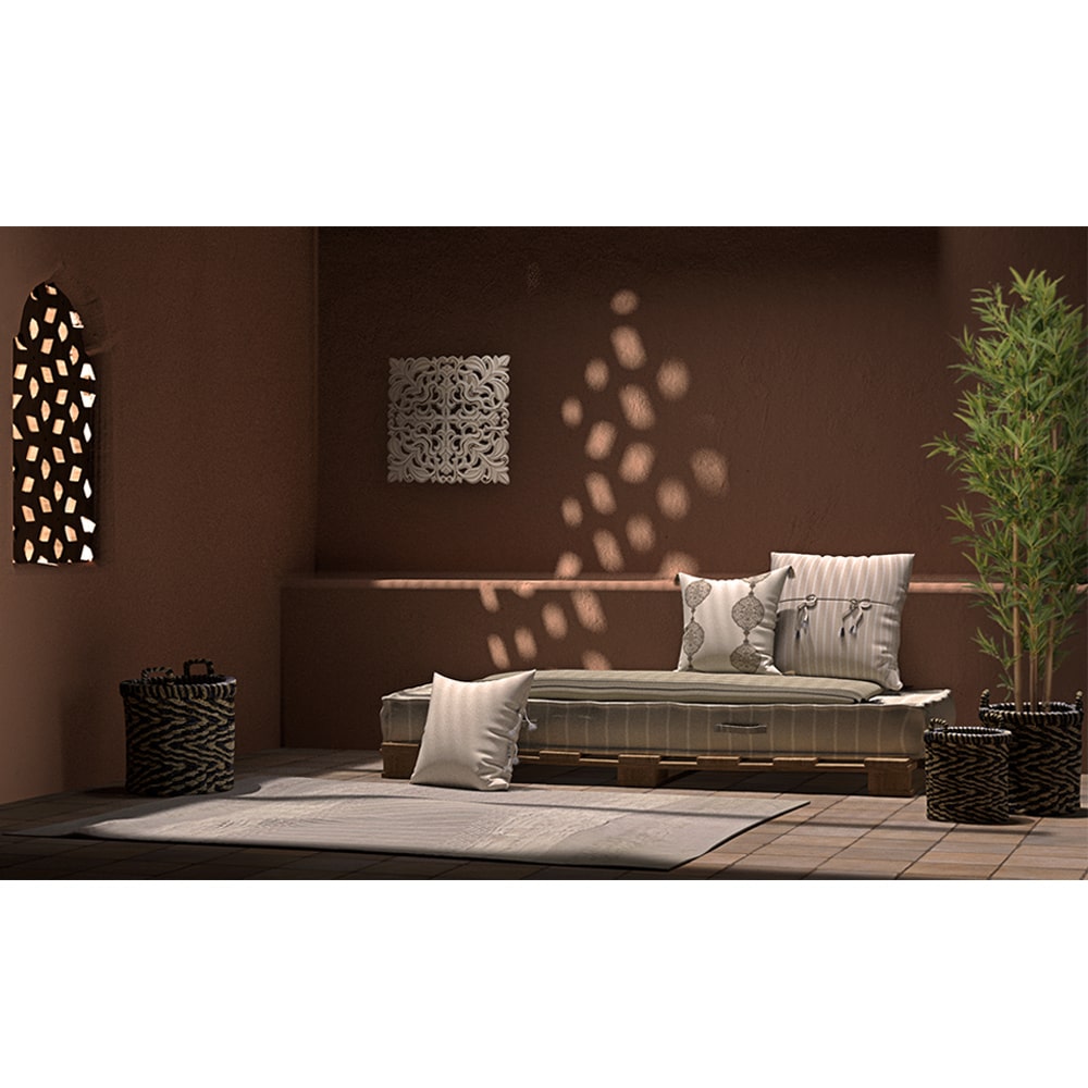 BAMBOO ΔΕΝΤΡΟ ΤΕΧΝΗΤΟ ΣΕ ΓΛΑΣΤΡΑ 190 POLYESTER ΠΡΑΣΙΝΟ PVC
