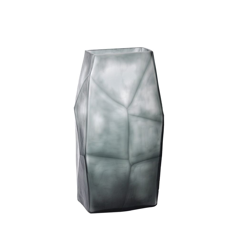 ROCHE GREY ΒΑΖΟ 17x13x31 ΓΥΑΛΙ ΓΚΡΙ