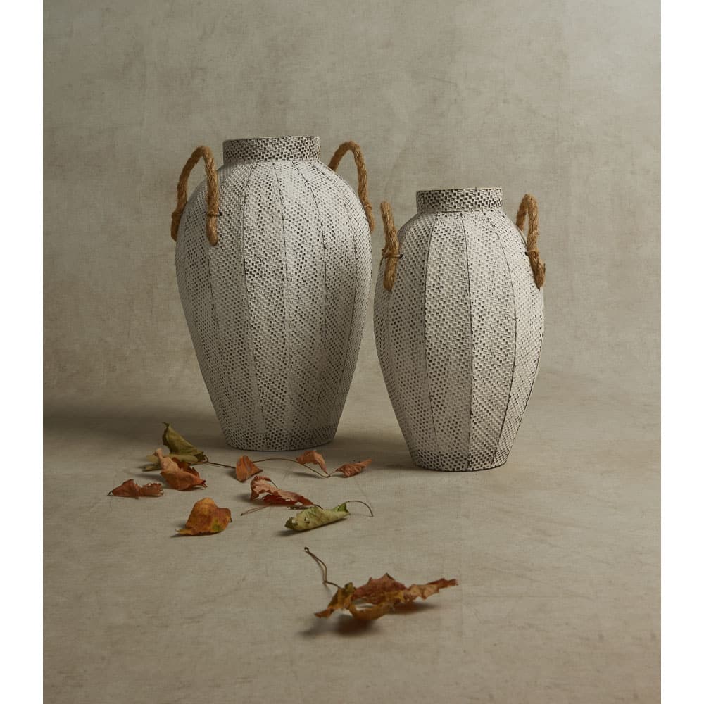 CUPI ΒΑΖΟ 20x20x33 ΜΕΤΑΛΛΟ ΛΕΥΚΟ