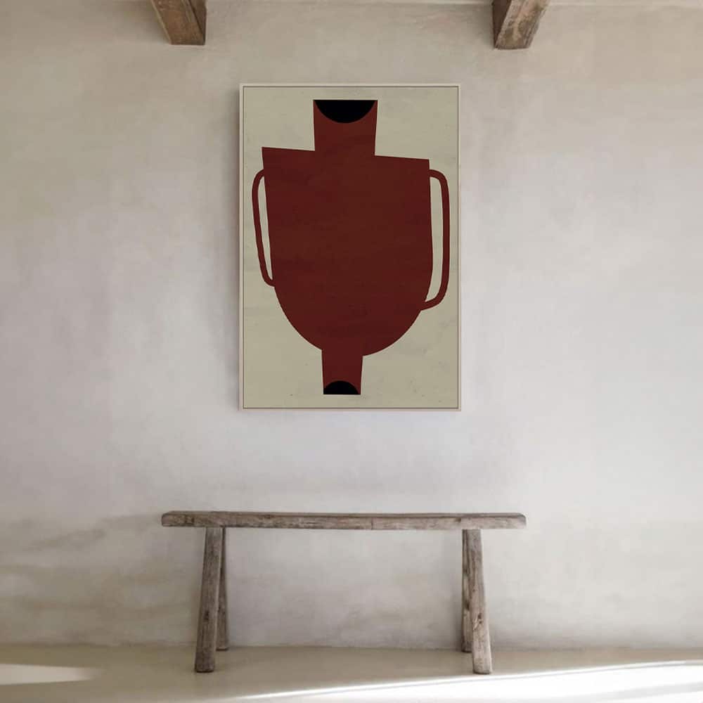 ART POTERIE ΠΙΝΑΚΑΣ ΔΙΑΚΟΣΜΗΣΗΣ 83x123x4 ΚΑΜΒΑΣ ΠΟΛΥΧΡΩΜΟ ΞΥΛΟ ΦΥΣΙΚΟ