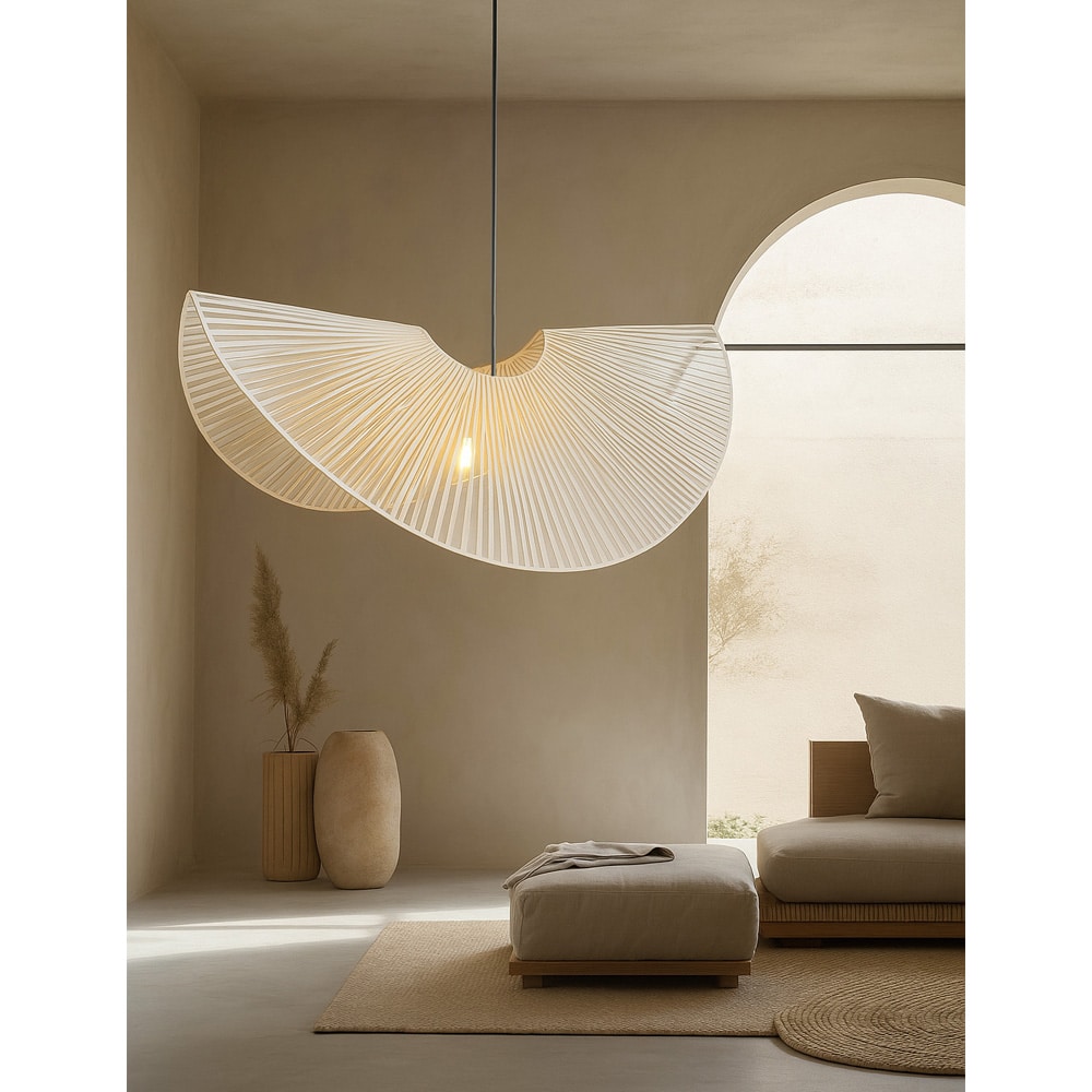 LOTUS ΦΩΤΙΣΤΙΚΟ ΟΡΟΦΗΣ 81x46x32 ΜΕΤΑΛΛΟ ΦΥΣΙΚΟ RATTAN
