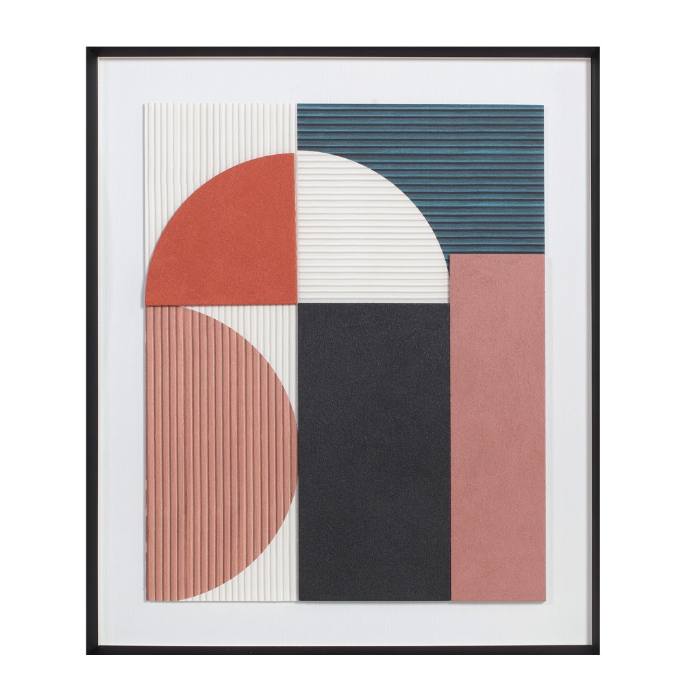 BLENDED COLORS ΠΙΝΑΚΑΣ ΔΙΑΚΟΣΜΗΣΗΣ 50x60x4 ΚΑΜΒΑΣ ΠΟΛΥΧΡΩΜΟ ΞΥΛΟ ΜΑΥΡΟ