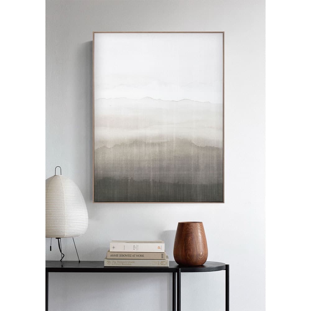 EMBRACING THE CALM ΠΙΝΑΚΑΣ ΔΙΑΚΟΣΜΗΣΗΣ 90x120x5 ΚΑΜΒΑΣ ΠΟΛΥΧΡΩΜΟ ΞΥΛΟ ΦΥΣΙΚΟ
