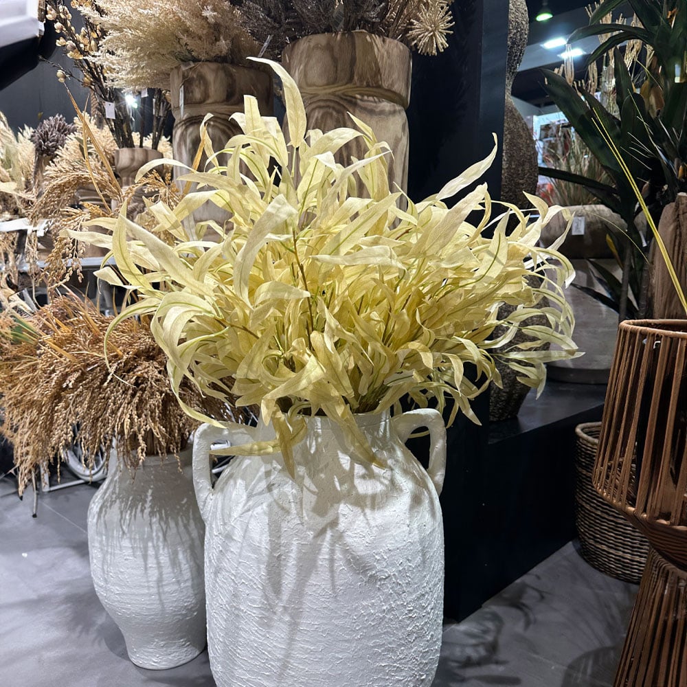 EUCALYPTUS LEAVES ΚΛΑΔΙ ΤΕΧΝΗΤΟ 101 ΥΦΑΣΜΑ ΜΠΕΖ PVC