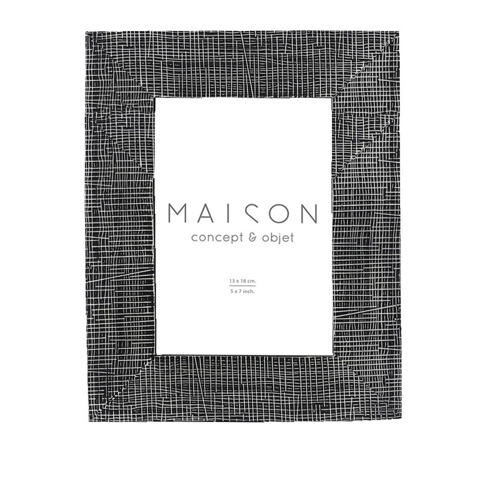OLAF ΚΟΡΝΙΖΑ 19x2x24 POLYRESIN ΜΑΥΡΟ ΛΕΥΚΟ ΓΥΑΛΙ