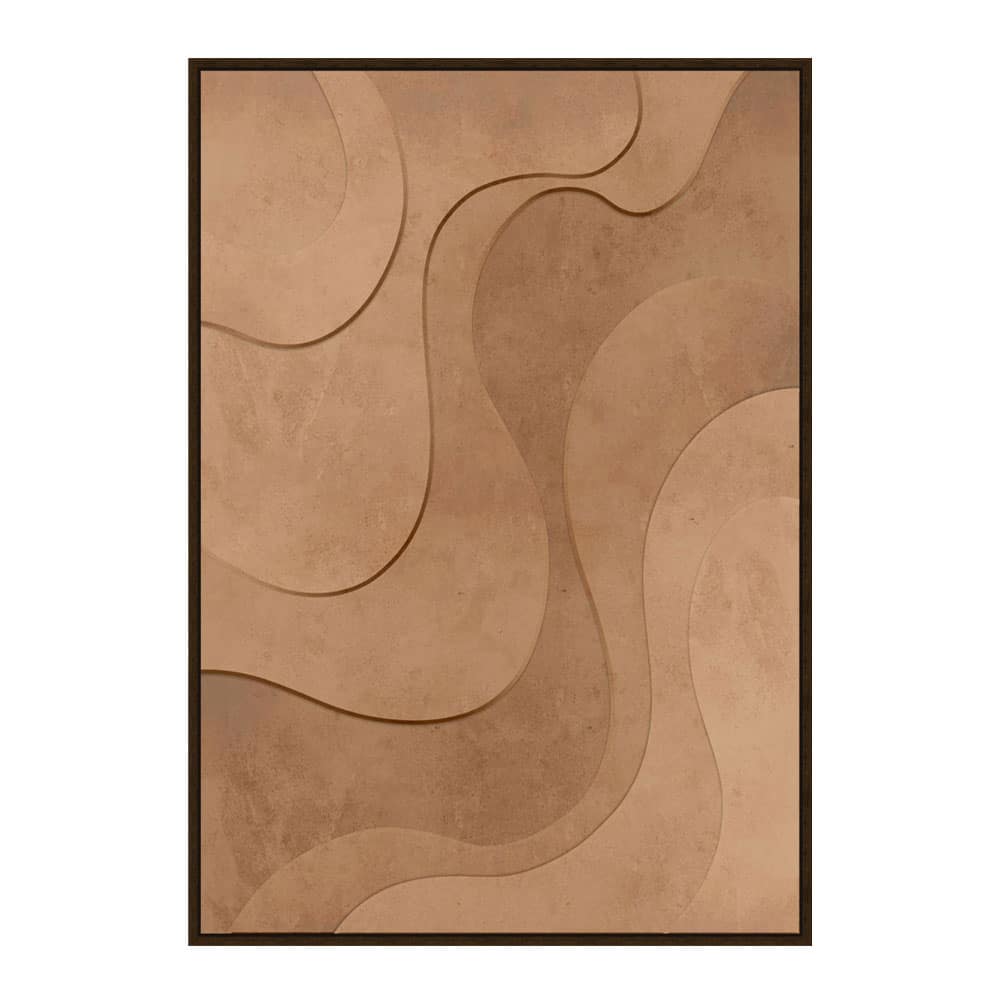 OASIS REFUGE ΠΙΝΑΚΑΣ ΔΙΑΚΟΣΜΗΣΗΣ 80x120x4 MDF TERRACOTTA PVC ΦΥΛΛΟ ΚΑΦΕ