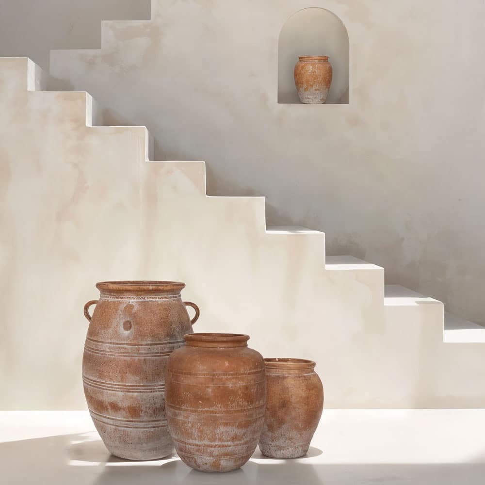 ALTHEA ΓΛΑΣΤΡΑ 30x30x37 MgO TERRACOTTA