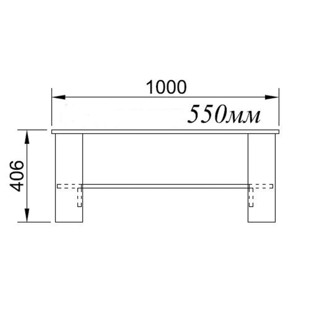 ALPINO COFFEE TABLE SONOMA 100x55x41