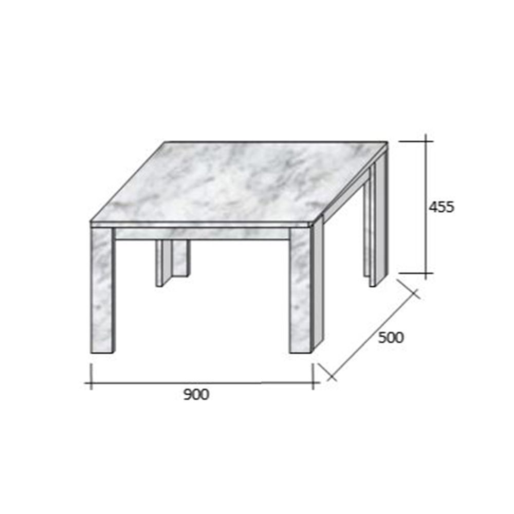MAGNUM 90 COFFEE TABLE SONOMA 90x50x45.5